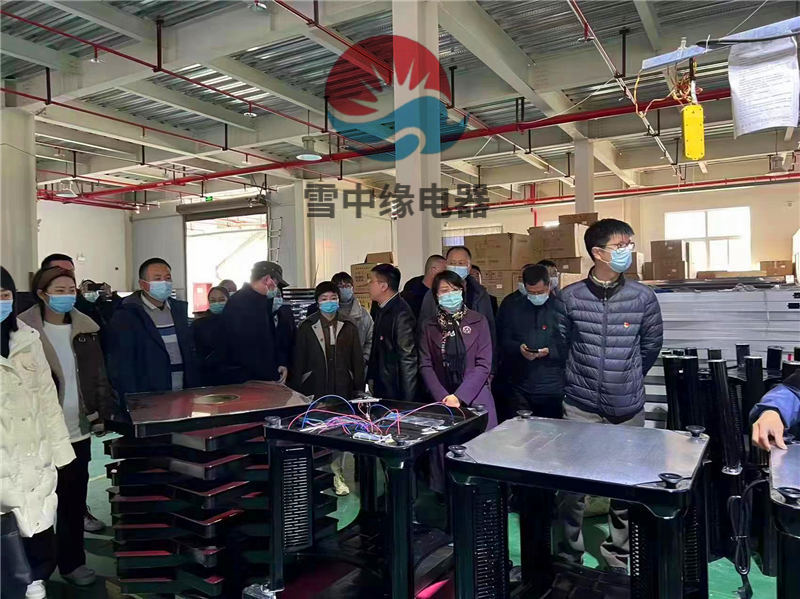 陜西太白縣委組織安排人員，前來我廠區考察學習